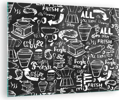 Produktbild von Bilder auf glas - Graffiti modern - 70x50cm - Glasbilder - Wandbilder - Kunstdruck - zum Aufhängen bereit - Wanddekoration aus Glas - Glas Bilder - Wandbild auf Glas - Einteilig - GAA70x50-3788