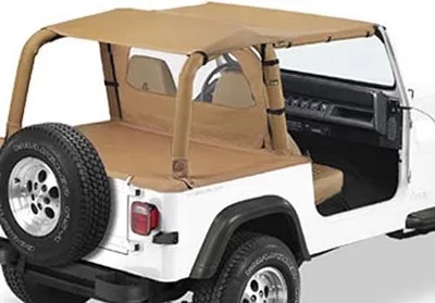 Zdjęcie produktu dla Safari bikini top brązowy soft top Jeep Wrangler YJ Bj. 92-95