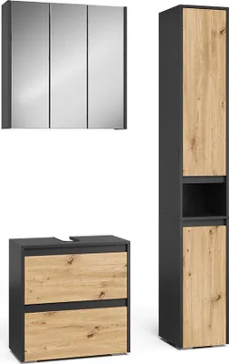 Image de Meubles bain Vicco Majest Artisan 3 pièces, Model 59150