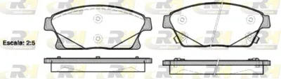 Produktbild von ROADHOUSE Bremsbeläge Satz Vorne Bremsklötze für OPEL Mokka / Mokka X (J13) 21431.02