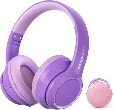Produktbild von Bluetooth Kopfhörer Kinder | Noise Cancelling Kinder Kopfhörer | Over-Ear Kinderkopfhörer Bluetooth Kabellos Mit Mikrofon | 60h Spielzeit