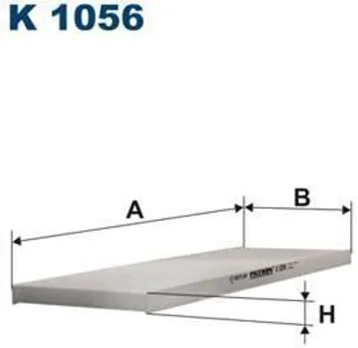 Zdjęcie produktu dla Filtr kabiny FILTRON K 1056