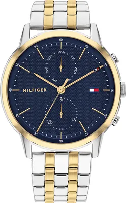 Produktbild von Tommy Hilfiger Uhr Herren Zwei farbiges Edelstahlarmband Quarz Klassisch Design