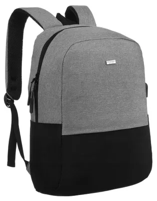 Obrázok produktu pre Peterson pánsky batoh na notebook sivý polyester 44x28x13 cm