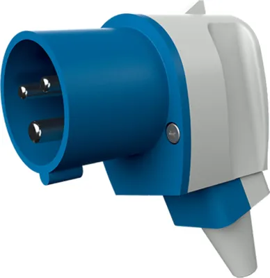 Produktbild von MENNEKES 1411, 3P, Blau, Grau, IP44, 230 V, 16 A, 50 - 60