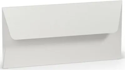 Produktbild von Briefhülle Paperado DL SF eisgrau RÖSSLER 164002170 110x220mm gerippt