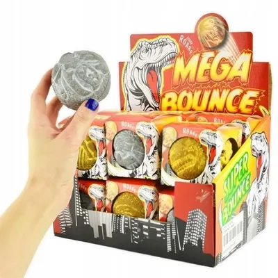 Produktbild von Dino-Ball 8 cm - springt hoch - Farbmix