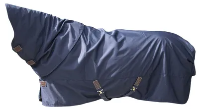 Produktbild von Kentucky Horsewear Outdoordecke 150g mit Halsteil All Weather Weidedecke Marine 145