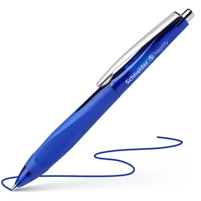 Produktbild von Schneider Schreibgeräte Haptify, Clip, Clip-on-Einziehkugelschreiber, Nachfüllbar, Blau, 10 Stück(e), Medium