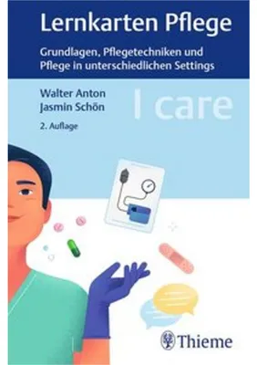 Produktbild von I care Lernkarten Pflege - Grundlagen, Pflegetechniken und Pflege in unterschiedlichen Settings