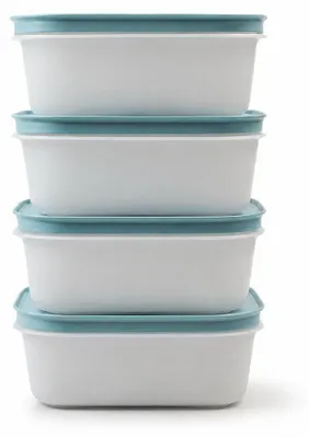 Produktbild von TUPPERWARE Gefrier-Behälter 450ml pastellblau-weiß (4) Eis-Kristall