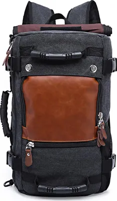 Immagine prodotto di Zaino da moto / borsa posteriore in tela # Vintage VG6 28 litri nero