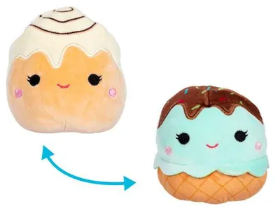 Produktbild von Jazwares Flip-A-Mallow 12 Cm Sort.rollierend
