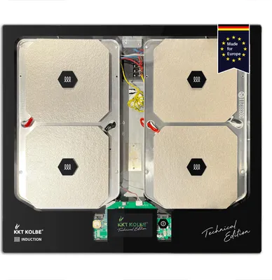 Produktbild von Induktionskochfeld 60 cm / TFT-Touchdisplay / Autark / 7,2 kW / 4 Zonen / 2 Flexzonen / 9 Stufen / Rahmenlos / Schnellaufheizung / BBQ-Funktion / IND5905EDIT