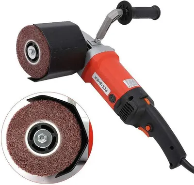 Obrázek produktu pro Leštící stroj na zrcadlový povrch, saténovací stroj, bruska s kartáčem, brusný válec, 1,4 kW, saténovací válec, bruska, stroj s kartáči, pro broušení a leštění nerezové oceli a dřeva