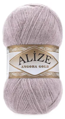 Produktbild von Alize Angora Gold 163 Garn 100g/550m weicher Wollmix Altrosa hell