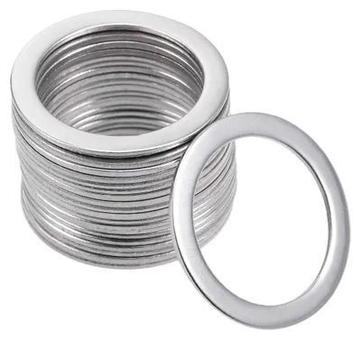 Produktbild von 20 Stück M12 Unterlegscheiben 14 mm x 20 mm x 0,8 mm 304 Edelstahl Flachscheiben