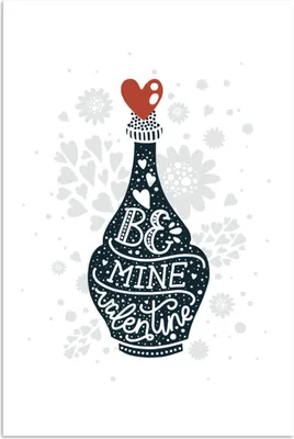 Produktbild von MuchoWow® Poster Valentinstag - Liebe - Zitat - Jungen - Mädchen - Baby - Kind 40x60 cm - Plakate für die Wand - Poster Babyzimmer