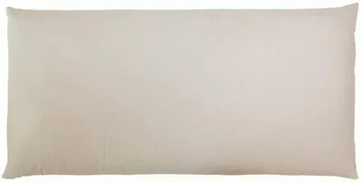 Produktbild von Zirbenkissen 40x80cm groß - Baumwolle Köper weiß, mit zusätzlichem Bio-Inlett - Zirbenholzkissen