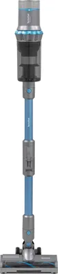 A studio shot of a cordless vacuum cleaner against a white background.