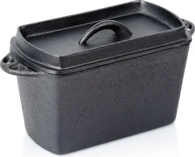 Produktbild von Vilde | Brotform - Mit Deckel - Schwarz - 2 L - Gusseisen - Hitzebeständig