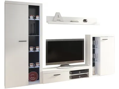 Obrázek produktu pro Moderní obývací stěna THISE - bílá