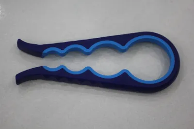 Produktbild von Flaschen + Dosenöffner Multifunktion 4 in 1 Blau