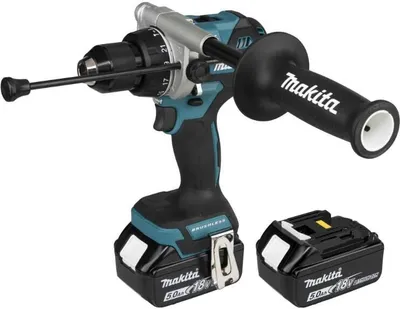 Zdjęcie produktu dla Makita DHP486 - Młotowiertarka udarowa - akumulatorowa - 2 prędkości - klucz do uchwytu wiertarskiego 13 mm - 130 N-m