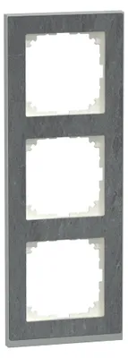 Productafbeelding van MERTEN MEG4030-3669 - Aluminium - Zwart - Steengruis - Thermoplast - Schroefloos - Merten - 1 stuk