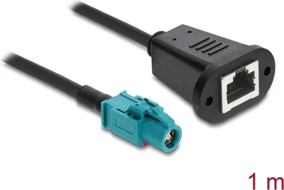 Immagine prodotto di DELOCK Kabel HSD Z Buchse zu RJ45 Buchse 1 m
