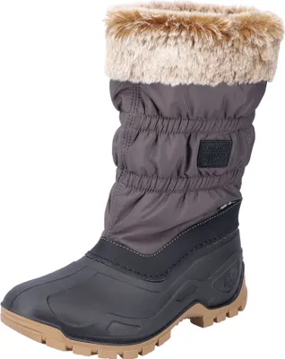 A single winter boot is shown against a white background.