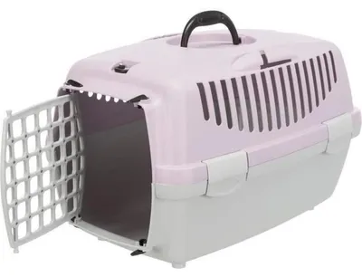 Immagine prodotto di Transport box - TRIXIE - Capri 1 - XS: 32 x 31 x 48 cm - Light gray / Mauve