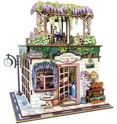 Produktbild von Buchstütze zum Selberbauen – 3D-Modell – Nookland Blumenladen – 16 x 15 x 23 cm
