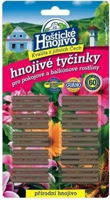 Obrázek produktu pro Hnojivo HOŠTICKÉ tyčinkové na pokojové rostliny 30ks