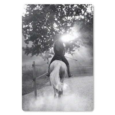 Produktbild von MuchoWow® Mauspad Mousepad Pferd - Sonne - Sand 18x27 cm - Mousepads - Maus Mat - Pad - Mausunterlage