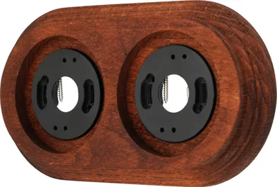 Immagine prodotto di Montato in superficie in legno di faggio Retro frame 2-fold I QR1 scuro
