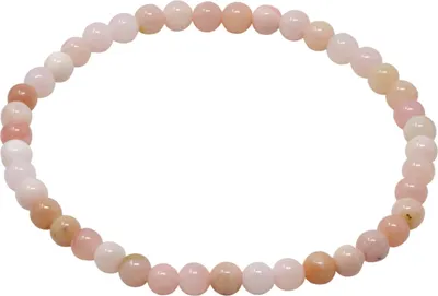 Produktbild von Armband Armschmuck aus Opal Pinkopal Andenopal rosa Ø 4mm endlos dehnbar 18,5cm