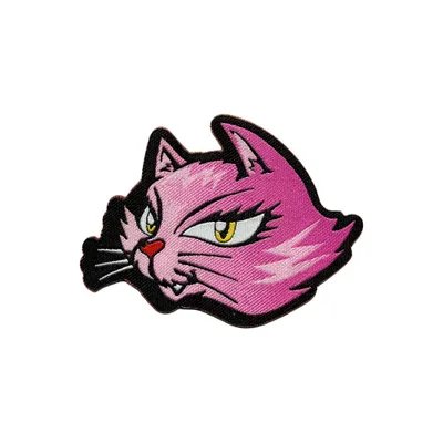 Produktbild von Patch Klebstoff Rosa Kätzchen für Textilien