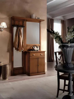 Productafbeelding van Kledingkast, garderobekast, kapstok, meubels, kasten, garderobe, dressoir, hout