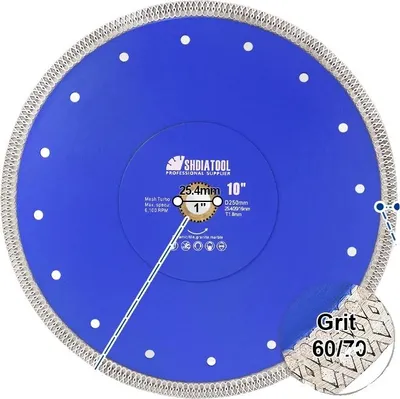 Immagine prodotto di Disco da taglio diamantato, diametro 250 mm, foro 25,4 mm, spessore 1,8 mm, 1 pezzo