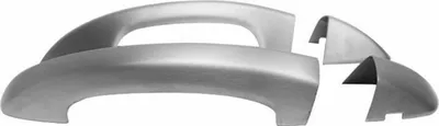 Image de Poignée de porte chromée pour VW Golf 2008-2013 2 portes Argent brossé 2pcs