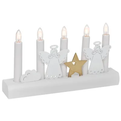 Immagine prodotto di Portacandele in legno bianco JULIA