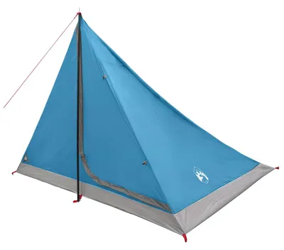 Immagine prodotto di Tenda da trekking vidaXL blu per 4 persone, in poliestere 185T con rivestimento in PU
