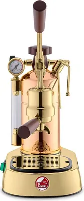 Produktbild von La Pavoni Professional Rame Gold Espressomaschine mit Hebel - Edelstahl