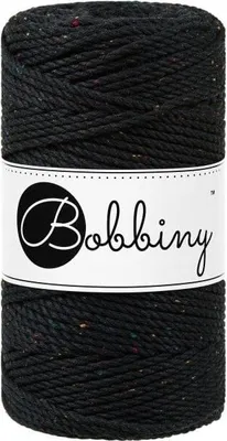 Zdjęcie produktu dla Bobbiny 3PLY Macramé Rope 3 mm 100 m Midnight Dust Sznurek