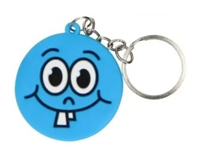 Produktbild von Schlüsselanhänger Emoji blau 4,5 cm