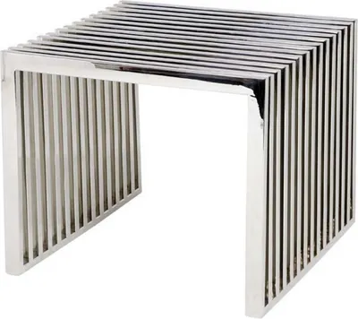 Image de Casa Padrino Table de chevet de luxe 5 Stars Meubles Chrome Table de chambre - Table de chevet - Meubles d'intérieur d'hôtel