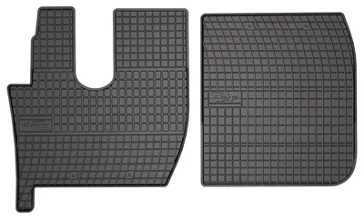 Image de Tapis avant en caoutchouc pour Ford F-MAX 2018- – 2 pièces, noirs, sur mesure