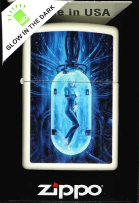Zdjęcie produktu dla Oryginalna zapalniczka Zippo Woman Tube Glow in the Dark bia?a benzynowa