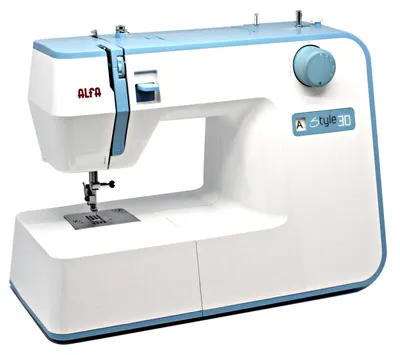 Nähmaschine Style30, 19 Sticharten, 4-Stufen-Knopfloch, 70 W, Himmelblau